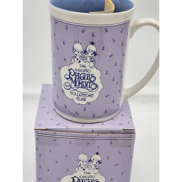 Precious Moments Mug Cup Collectors Club Vintage W/Box Tags - Picture 6 of 6
